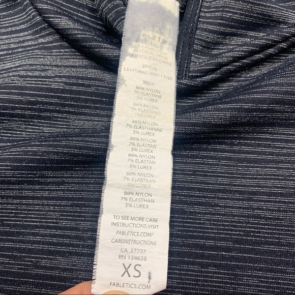 Fabletics Megan Seamless Lurex Pullover - Picture 5 of 11